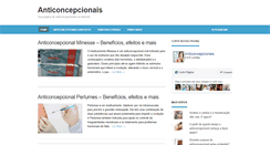Desktop Screenshot of anticoncepcionais.net